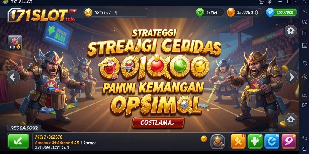 Screenshot gameplay 171SLOT yang menunjukkan momen strategi yang menegangkan.