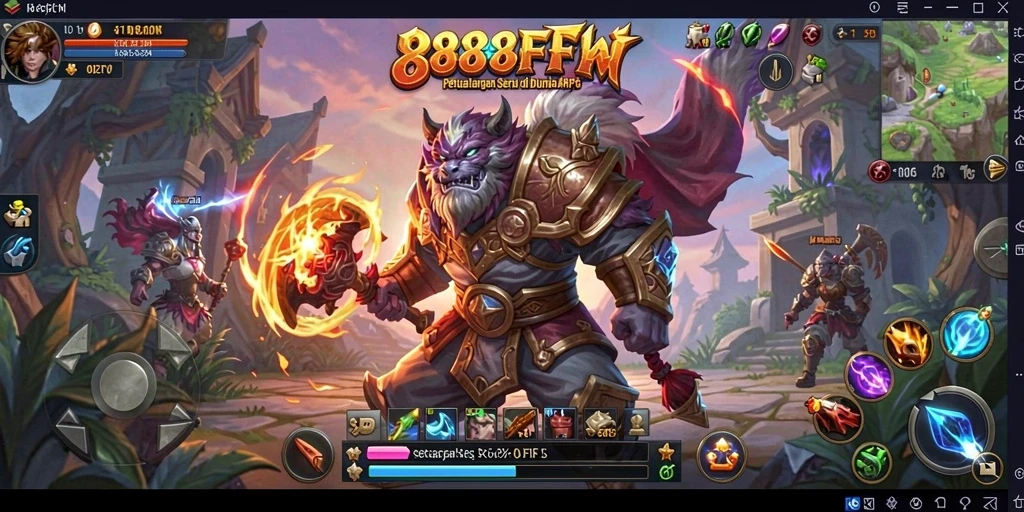 Gambaran gameplay mendebarkan di 888FW.