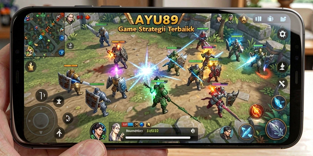 Screenshot gameplay AYU89 menampilkan aksi strategi yang mendebarkan.
