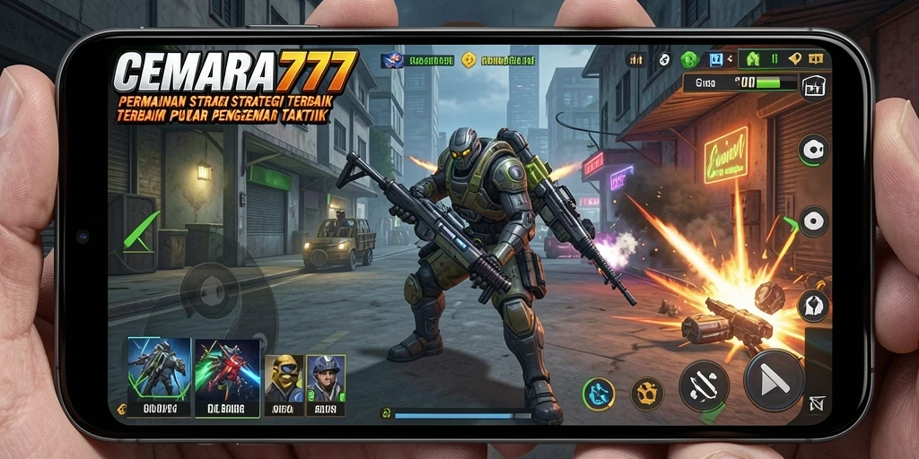 Screenshot CEMARA777 menampilkan aksi intens dan strategi cerdas dalam gameplay.