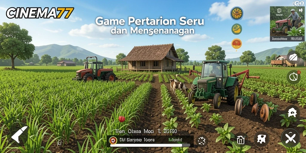 Tampilan gameplay CINEMA77 yang menarik dan interaktif dalam pertanian.
