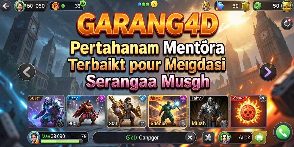 Gameplay GARANG4D menampilkan strategi pertahanan menara yang mendebarkan.