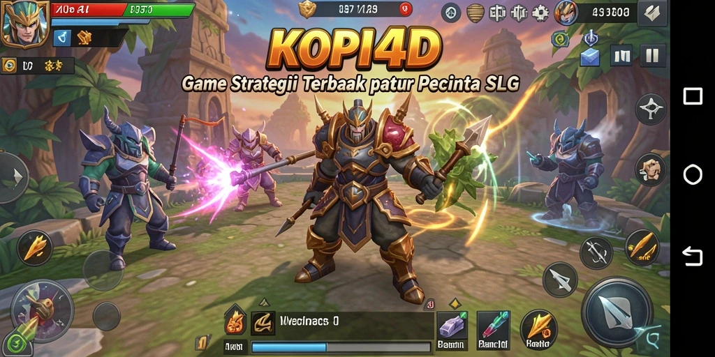 Tampilan permainan KOPI4D yang menunjukkan strategi pertempuran yang mendebarkan.