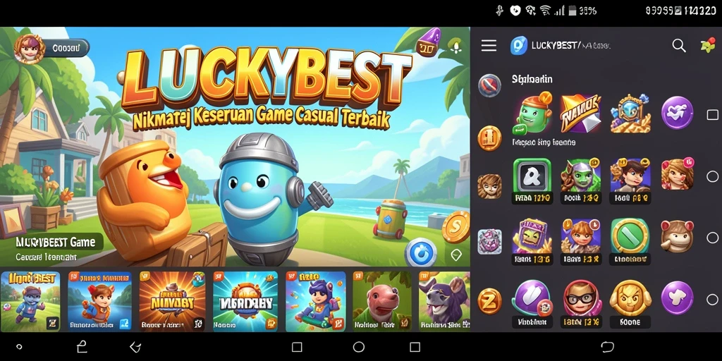 Gambaran gameplay seru dan menghibur di LUCKYBEST.