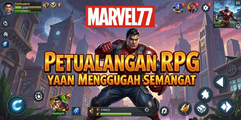 Tangkapan layar gameplay MARVEL77 menampilkan aksi pertarungan yang mendebarkan.