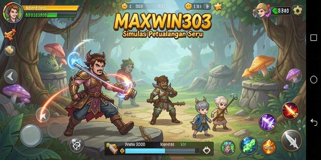 Tampilan gameplay MAXWIN303 yang menakjubkan dan interaktif.