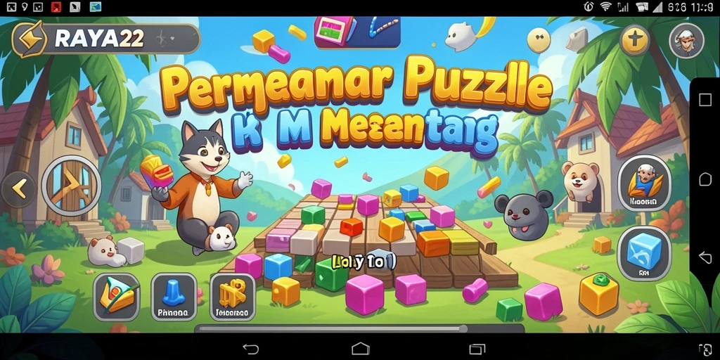 Gameplay RAYA22 yang mengasyikkan dengan teka-teki yang menantang.