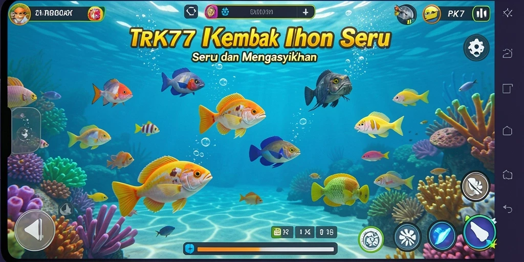 Tampilan gameplay Tembak Ikan yang seru dan menantang.