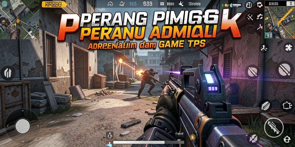 Tampilan gameplay TPS yang intens dan mengasyikkan dalam RR666.