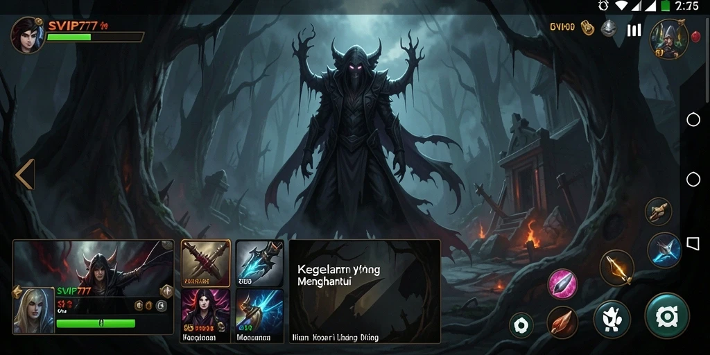 Tampilan gameplay menakutkan dalam SVIP777 yang memicu ketegangan.