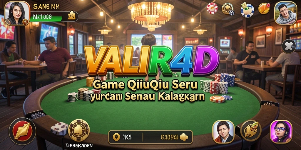 Tampilan permainan QiuQiu yang seru di VALIR4D.